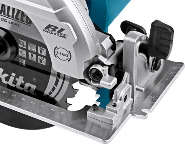 Пила циркулярная аккумуляторная MAKITA DHS 661 ZU с бесщеточным двигателем без АКБ и ЗУ [DHS661ZU]