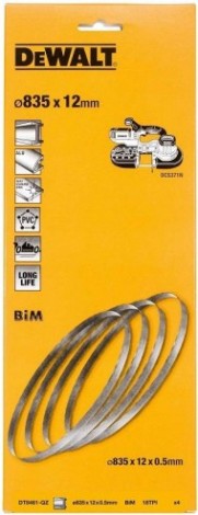 Пила кольцевая DeWALT М42 12х0,5х835 мм 14/18TPI (4шт.) Bimetal DT8463-QZ [DT8463-QZ]