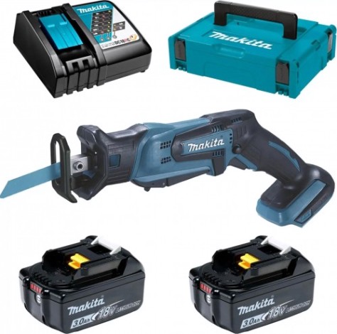 Пила сабельная аккумуляторная MAKITA DJR185RFE