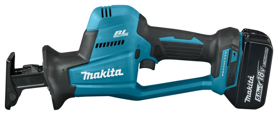 Пила сабельная аккумуляторная MAKITA DJR189RTJ