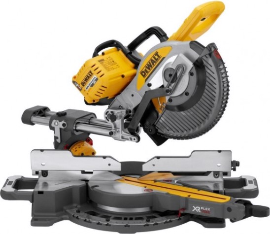 Пила торцовочная аккумуляторная DeWALT DCS 727 N FLEXVOLT, бесщеточная, без АКБ и ЗУ [DCS727N-XJ]