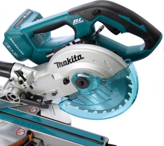 Пила торцовочная аккумуляторная MAKITA DLS 714 Z с бесщеточным двигателем без АКБ и ЗУ [DLS714Z]