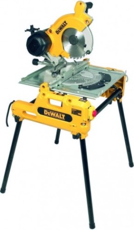 Пила торцовочная сетевая DeWALT DW 743 N комбинированная [DW743N-QS]