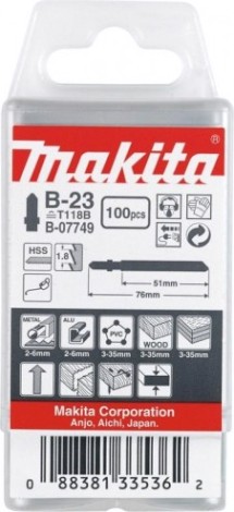 Пилки по металлу MAKITA B-07749 в-23, 100 шт.