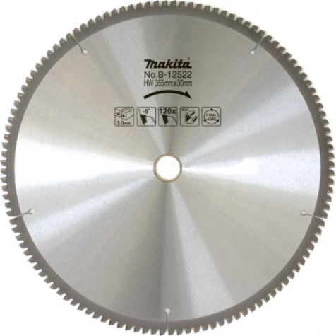 Пильный диск по алюминию MAKITA 355x30x2.4x120T [B-12522]