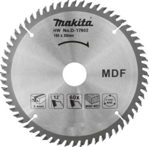 Пильный диск по дереву MAKITA 185x30/16/20x20T [D-17902]