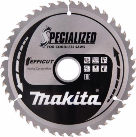 Пильный диск по дереву MAKITA E-07696 efficut, 260x30x1.5x24t