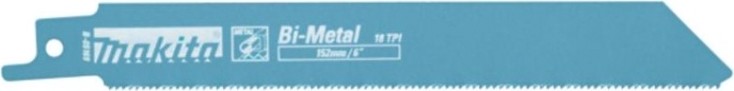 Полотна для сабельных пил MAKITA B-05169-25 для металла 152x0,9x18tpi, 25 шт.