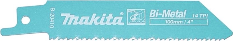 Полотна для сабельных пил MAKITA B-20410 для металла 100x0,9x14tpi, 5 шт.
