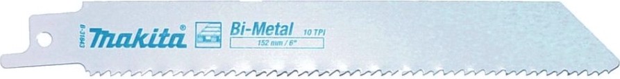 Полотна для сабельных пил MAKITA B-31843 для дерева/металла 152х0,9х6-10tpi, 5 шт.