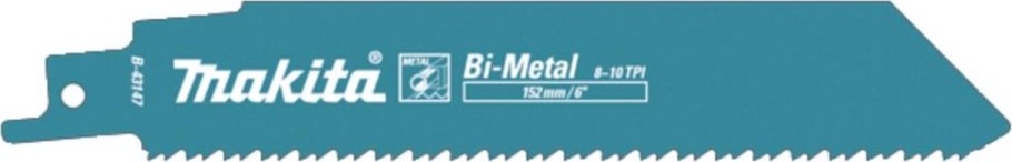 Полотна для сабельных пил MAKITA B-43147 для металла 152x1,1x8+10tpi, 5 шт.