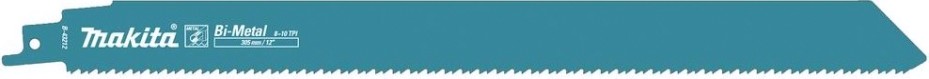 Полотна для сабельных пил MAKITA B-43212 для металла 305x1,1x8+10tpi, 5 шт.