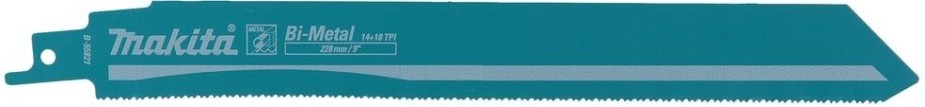 Полотна для сабельных пил MAKITA B-55821 металла 225x1,1x14+18tpi, 5 шт.