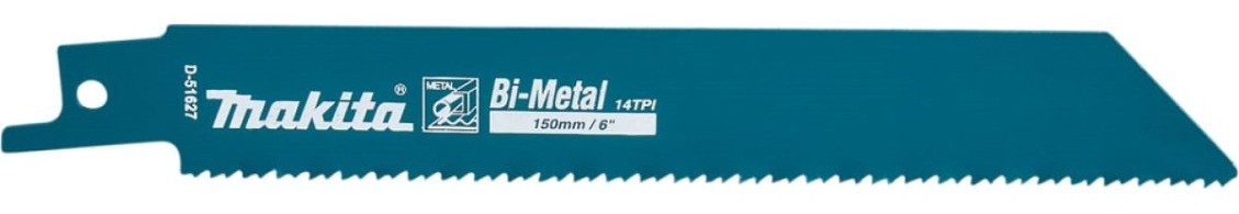 Полотна для сабельных пил MAKITA D-51627 по металлу basic 150x0,9x14tpi, 2 шт.