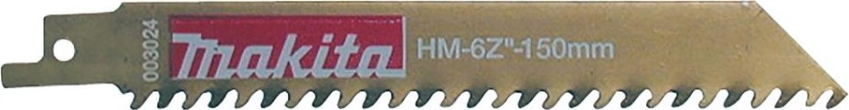 Полотна для сабельных пил MAKITA P-05044 для алюминия/pvc 150х1,25х6tpi