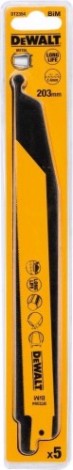 Полотна для сабельных пил по дереву DeWALT BIM 203 мм S1022EF (5шт.) DT2354-QZ [DT2354-QZ]
