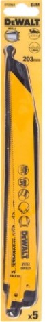 Полотна для сабельных пил по металлу DeWALT BIM 203 мм S1122BF (5шт.) DT2353-QZ [DT2353-QZ]