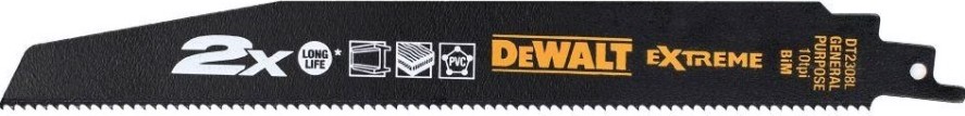 Полотна для сабельных пил универсальные DeWALT BIM 228 мм S1120BF (5шт.) DT2308L-QZ [DT2308L-QZ]
