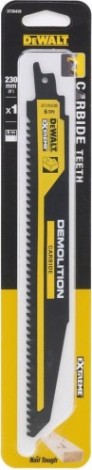 Полотно для сабельных пил DeWALT TCT 230 мм DT20439-QZ [DT20439-QZ]
