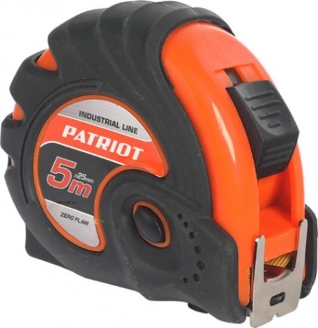 Рулетка PATRIOT Platinum MPT-5L 5м, усиленная, ABS пластик [350005015]