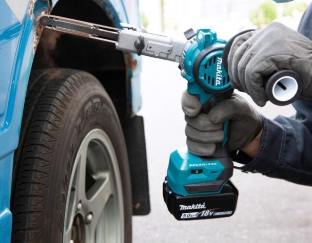 Шлифмашина ленточная аккумуляторная MAKITA DBS180Z без АКБ и ЗУ