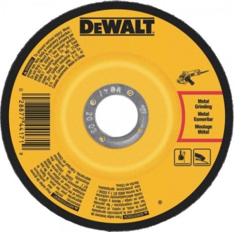 Шлифовальный круг по металлу DeWALT 125х6,0x22.2 мм тип 27 A24RBF DW4543AIA-AE
