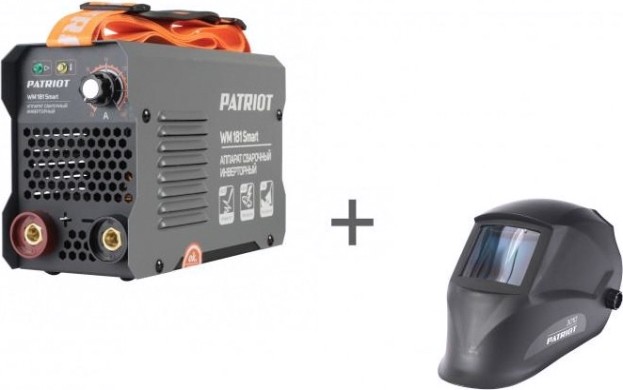 Сварочный инвертор PATRIOT WM 181Smart MMA + маска 301D [605302293]
