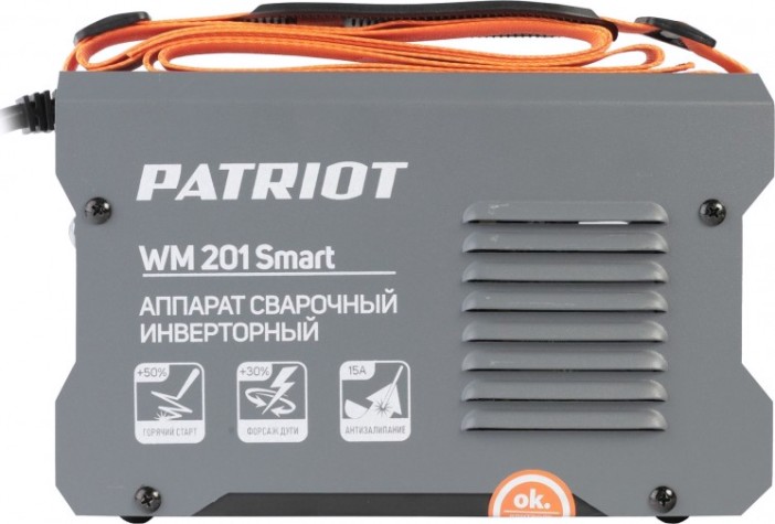 Сварочный инвертор PATRIOT WM 201 Smart [605302137]