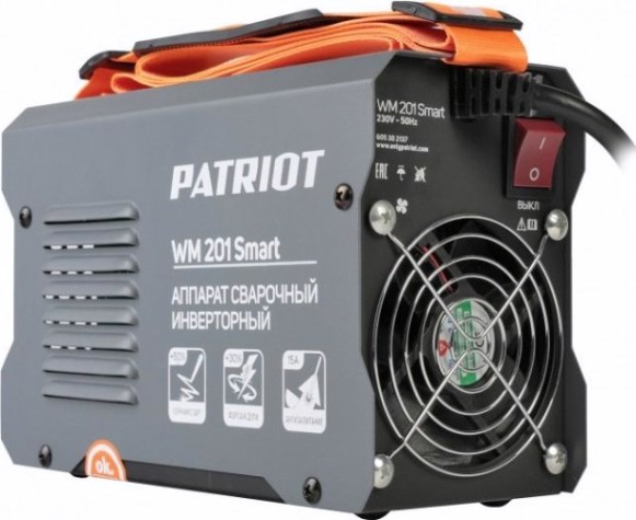 Сварочный инвертор PATRIOT WM 201Smart MMA + маска 311D [605302294]