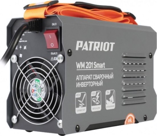 Сварочный инвертор PATRIOT WM 201Smart MMA + маска 311D [605302294]