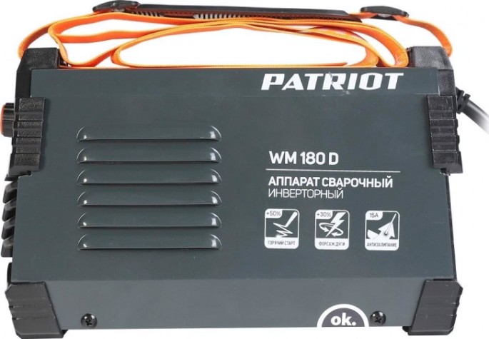 Сварочный инвертор PATRIOT WM180D MMA 605302018 [605302018]