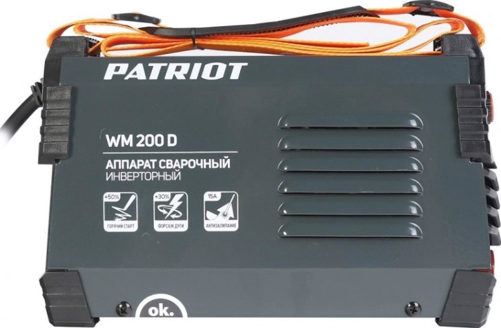 Сварочный инвертор PATRIOT WM200D MMA 605302020 [605302020]