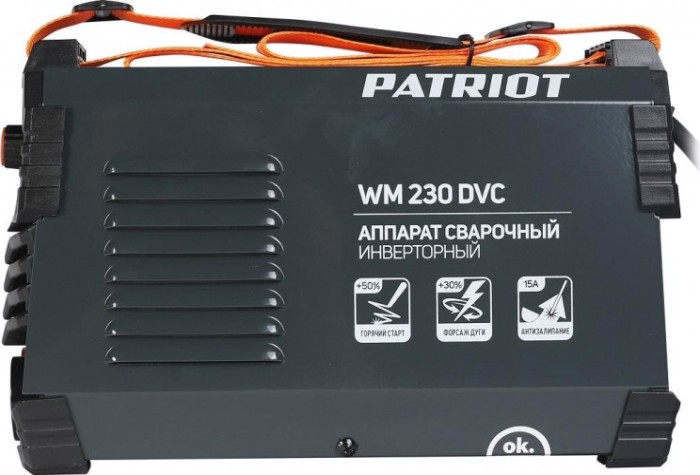 Сварочный инвертор PATRIOT WM230DVC MMA 605302024 [605302024]