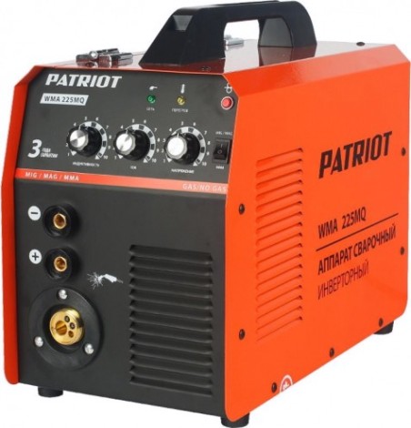 Сварочный полуавтомат PATRIOT WMA 225M MIG/MAG/MMA [605301755]