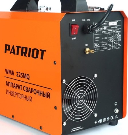 Сварочный полуавтомат PATRIOT WMA 225M MIG/MAG/MMA [605301755]