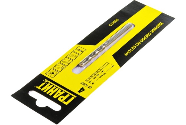 Сверло по бетону ГРАНИТ 4х75/40мм ударное [300475]