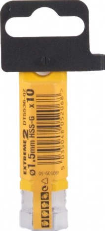 Сверло по металлу DeWALT 1.5 x 18 / 40 мм HSS-G Extreme 2 шлифованное DT5536-QZ [DT5536-QZ]