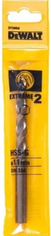 Сверло по металлу DeWALT 11 x 91 / 142 мм HSS-G Extreme 2 шлифованное DT5058-QZ [DT5058-QZ]