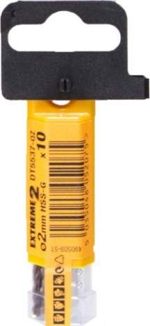 Сверло по металлу DeWALT 2 x 24 / 49 мм HSS-G Extreme 2 шлифованное DT5537-QZ [DT5537-QZ]