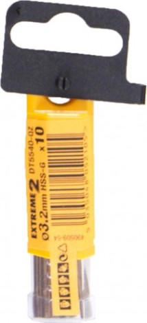 Сверло по металлу DeWALT 3.2 x 36 / 65 мм HSS-G Extreme 2 шлифованное DT5540-QZ [DT5540-QZ]