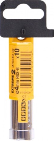 Сверло по металлу DeWALT 4 x 43 / 75 мм HSS-G Extreme 2 шлифованное DT5543-QZ [DT5543-QZ]