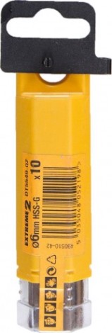Сверло по металлу DeWALT 6 x 57 / 93 мм HSS-G Extreme 2 шлифованное DT5549-QZ [DT5549-QZ]