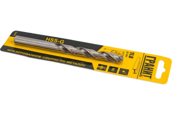 Сверло по металлу ГРАНИТ HSS-G 11,0х142/94 [165036]