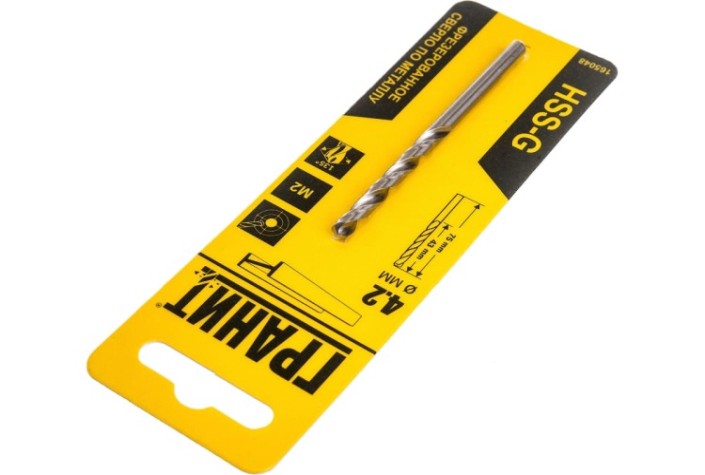 Сверло по металлу ГРАНИТ HSS-G 4,2х75/43 [165048]