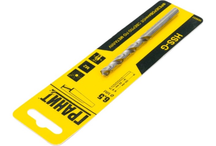 Сверло по металлу ГРАНИТ HSS-G 6,5х101/63 [165053]