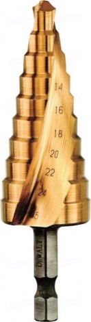 Сверло по металлу ступенчатое DeWALT 14-25 мм EXTREME IMPACT [DT5030-QZ]