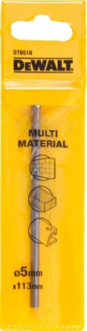 Сверло универсальное DeWALT 5 x 83/113 мм Multimaterial DT6518-QZ [DT6518-QZ]