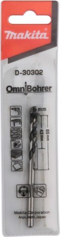 Сверло универсальное MAKITA D-30302 5х85