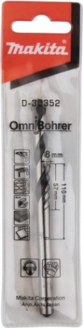 Сверло универсальное MAKITA D-30352 8х110