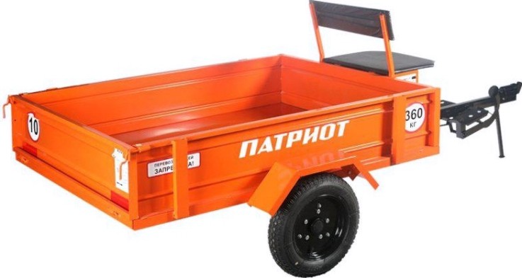 Тележка универсальная PATRIOT ПМ-01.1 для всех мотоблоков [490001664]
